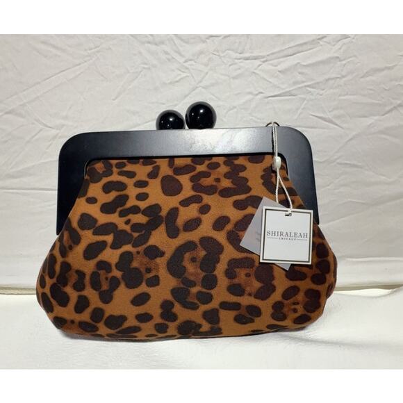 Shiraleah Chicago Leopard Print Clutch Purse *NEW- With Original Tags* - Picture 1 of 9